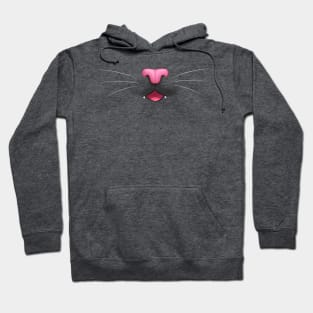 Black Kitty Cat Pink Nose – Meow! Hoodie